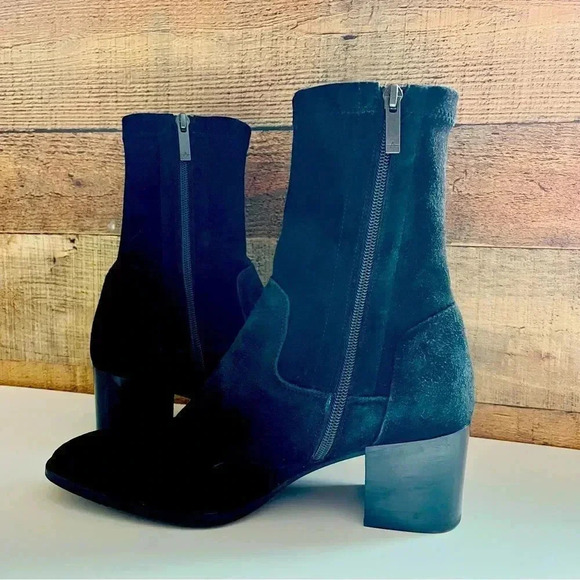 Aquatalia Sandi Suede Waterproof Heeled Boots - Picture 4 of 10